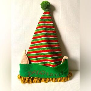 "Dreaded Elf" Christmas Elf Hat Funny Holidays